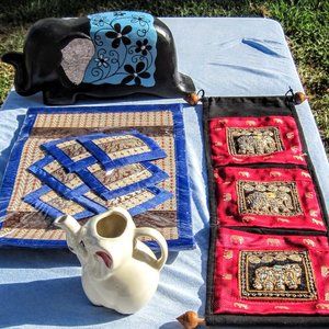 Bundle of 4 Elephant Motiff Items* see Description